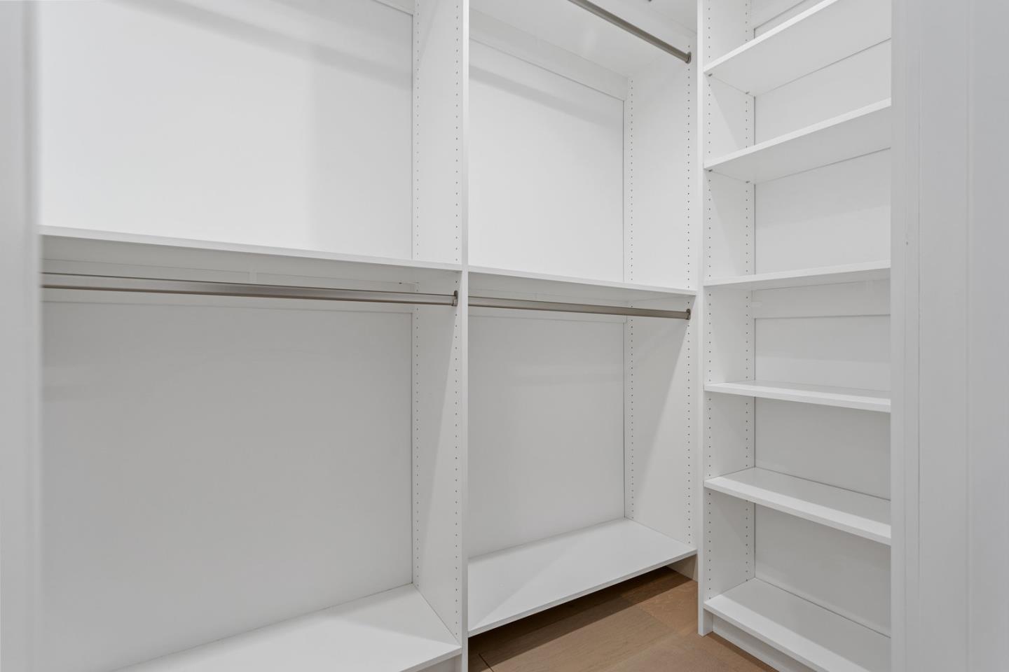 3633 Louis Road Palo Alto, CA 94303 - Photo 31 of 42 a view of an empty walk in closet