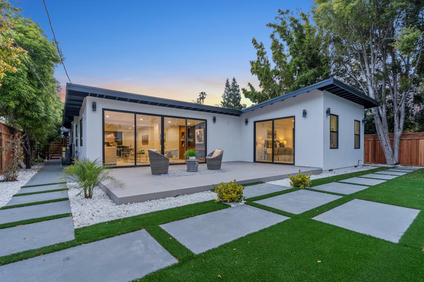 3633 Louis Road Palo Alto, CA 94303 - Photo 35 of 42 a front view of a house with garden