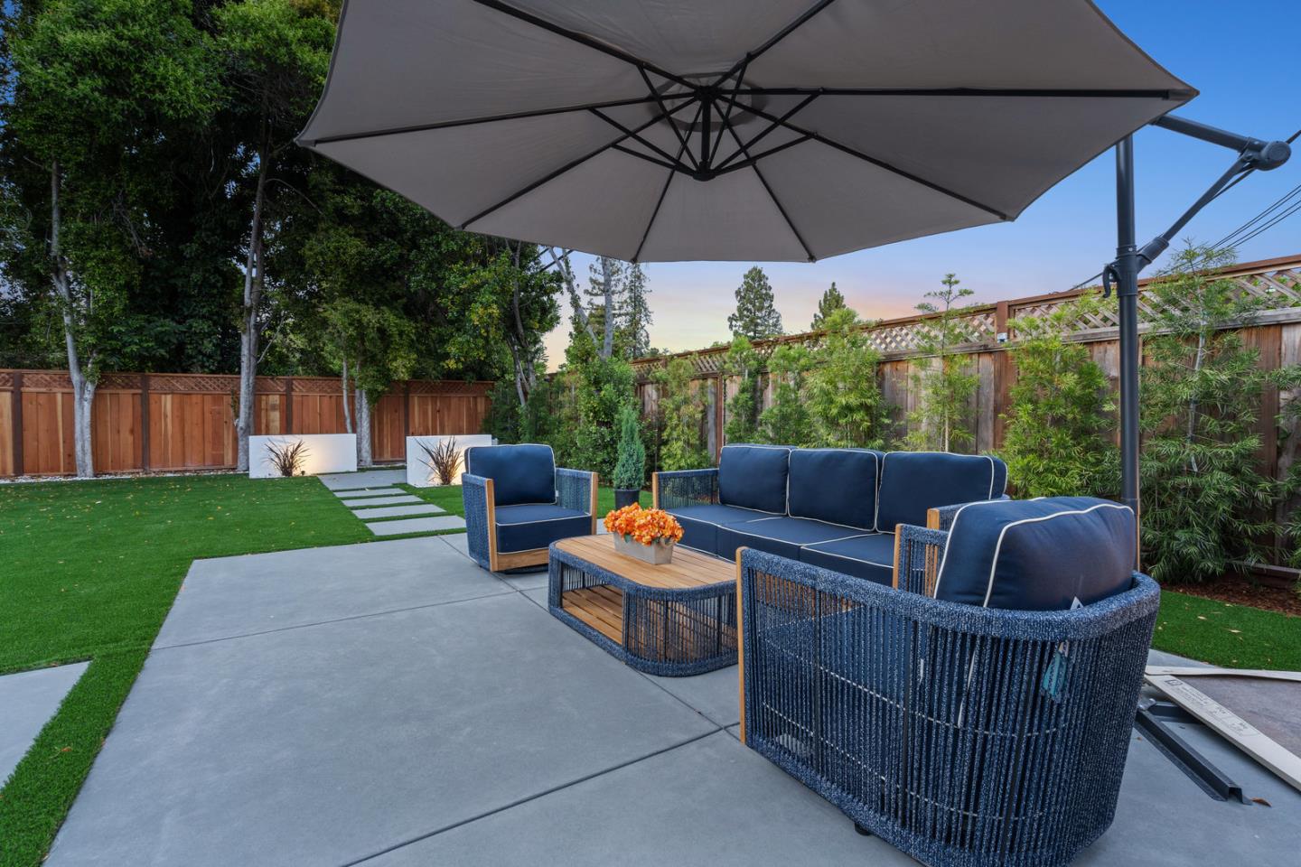 3633 Louis Road Palo Alto, CA 94303 - Photo 39 of 42 a outdoor space with patio the couches and pool view