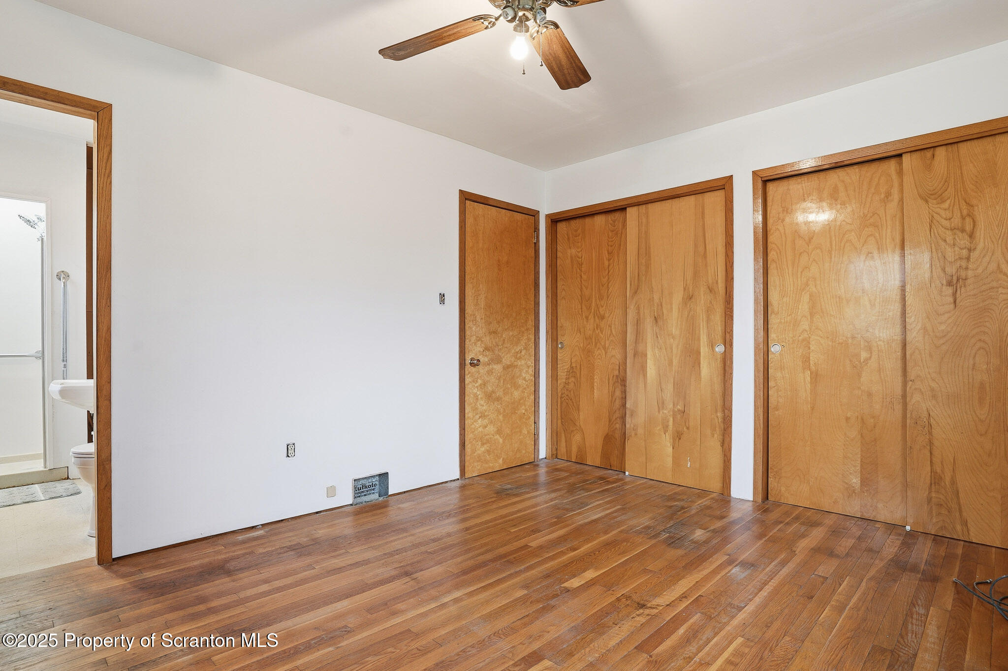 330 Pedrick Road Nicholson, PA 18446 - Photo 28 of 55 a view of room with wooden floor and ceiling fan