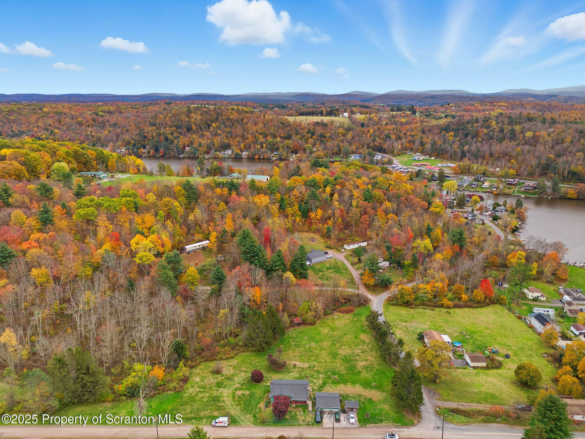 330 Pedrick Road Nicholson, PA 18446 - Photo 43 of 55 a view of city and mountain