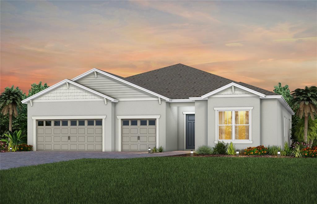 6101 Citrus Grove Court St. Cloud, FL 34771 - Photo 1 of 1 Renown Home -Craftsman Exterior Design. Artistic rendering for this new construction home. Pictures are for illustrative purposes only. Elevations, colors and options may vary.