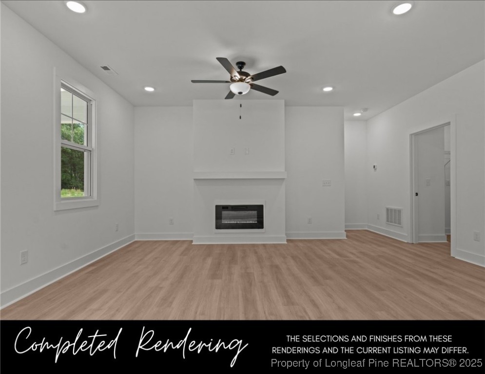 3563 Philippi Church Road Raeford, NC 28376 - Photo 5 of 11 wooden floor in an empty room
