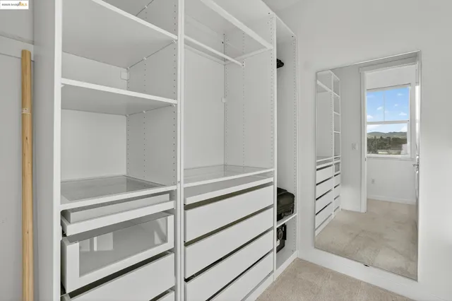 a view of walk in closet