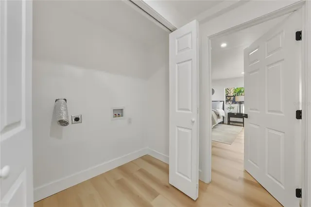 wooden floor in an empty room