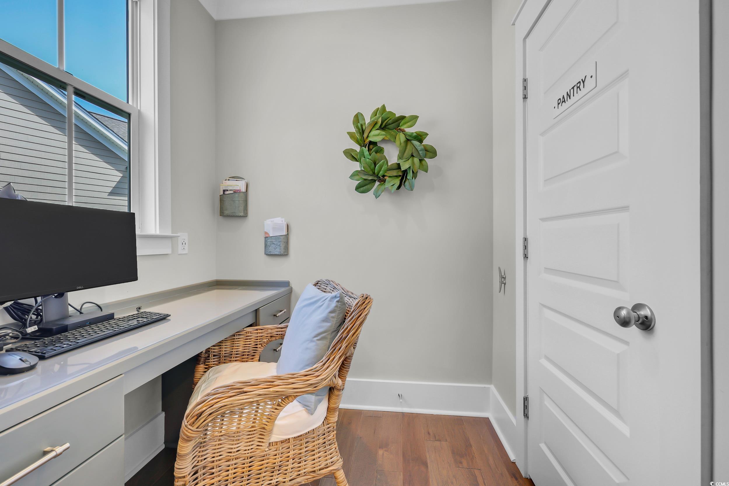 3005 Purity Place Loop Murrells Inlet, SC 29576 - Photo 12 of 36 Office with dark wood-style floors and baseboards