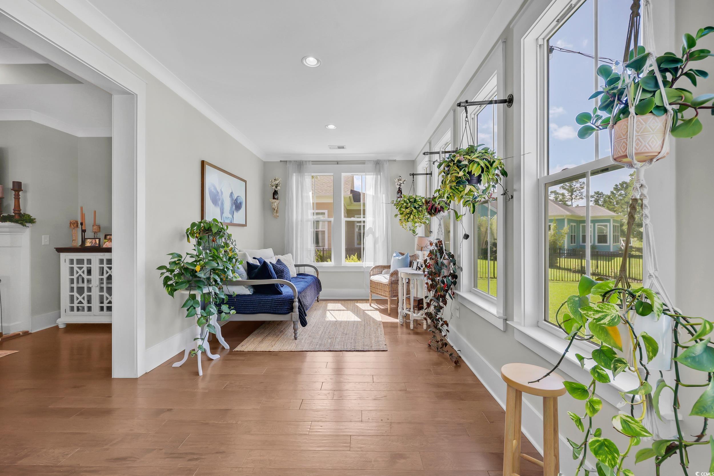 3005 Purity Place Loop Murrells Inlet, SC 29576 - Photo 14 of 36 Sitting room featuring wood finished floors, reces