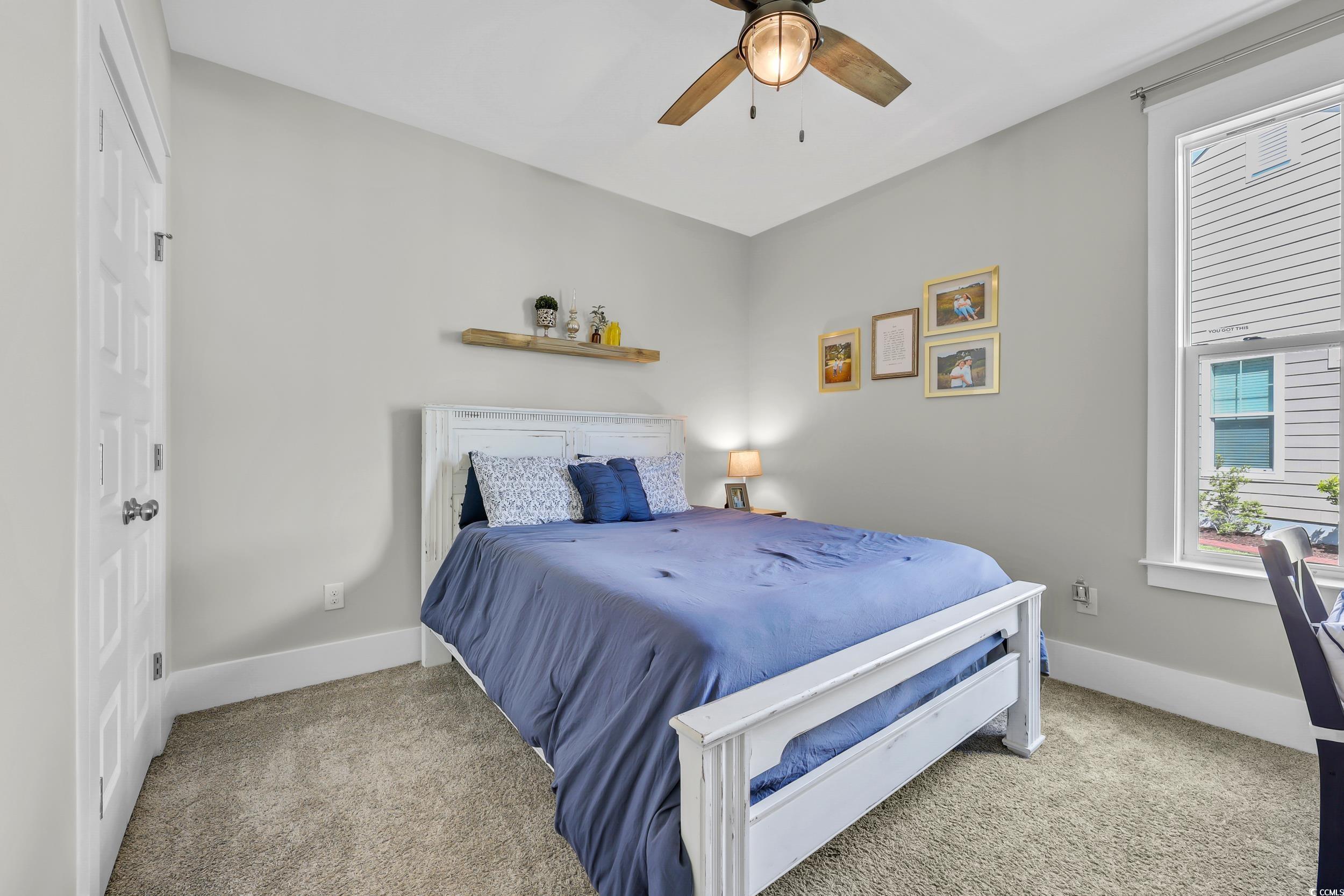 3005 Purity Place Loop Murrells Inlet, SC 29576 - Photo 24 of 36 Bedroom with light colored carpet, multiple window