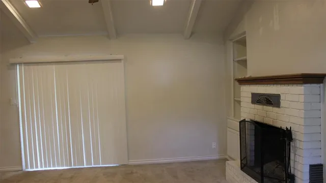 a view of livingroom with fireplace