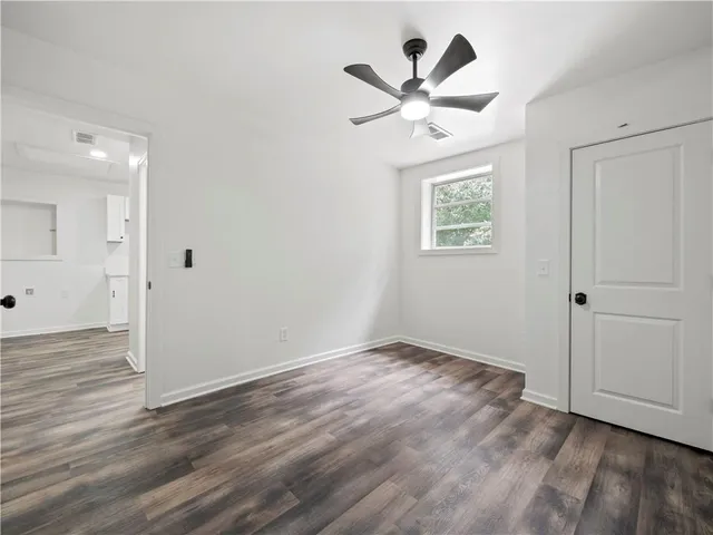 wooden floor in an empty room