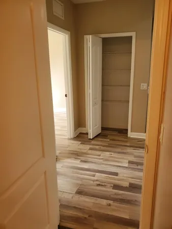 a view of front door