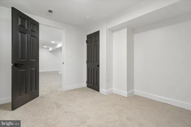 a view of an empty room