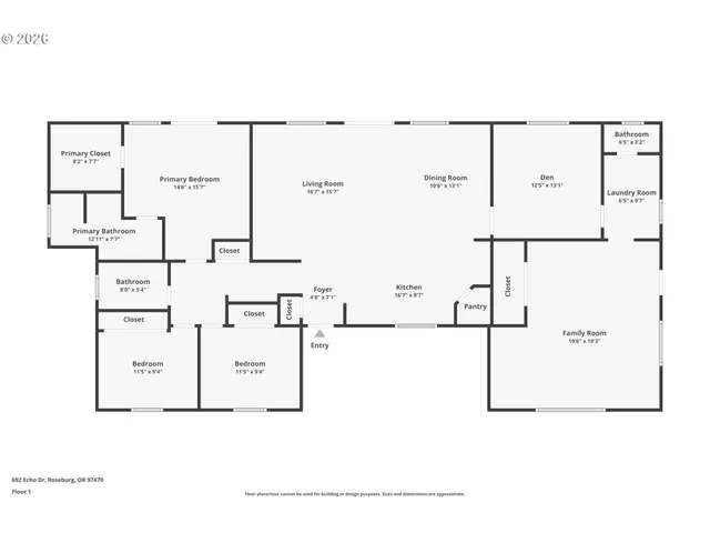 $775,000 | 692 Echo Drive, Roseburg, OR 97470