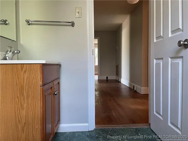 a view of a bathroom