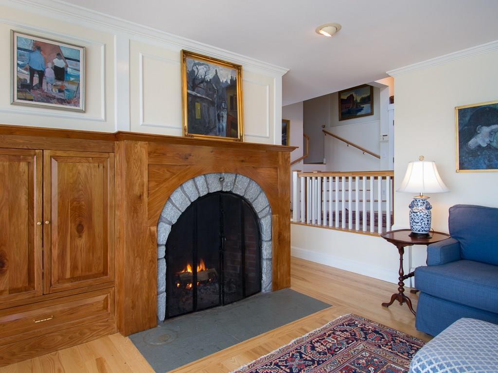 195 Roaring Spout Road Tenants Harbor, ME 04860 - Photo 5 of 32 Interior with fireplace