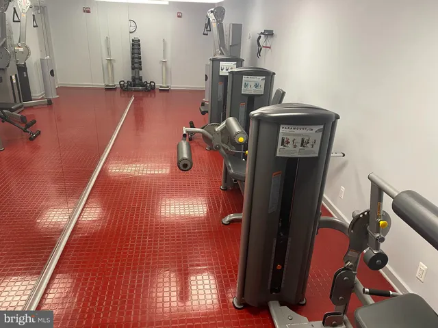 a front view of a building with glass windows