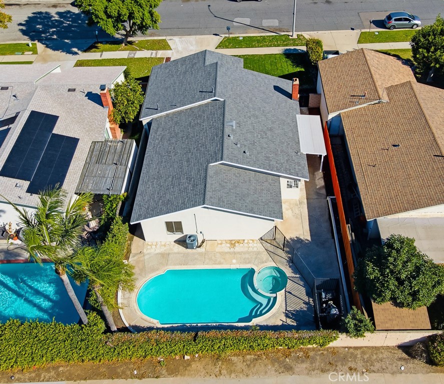7051 Idyllwild Lane Riverside, CA 92503 - Photo 33 of 40 an aerial view of residential houses with outdoor space