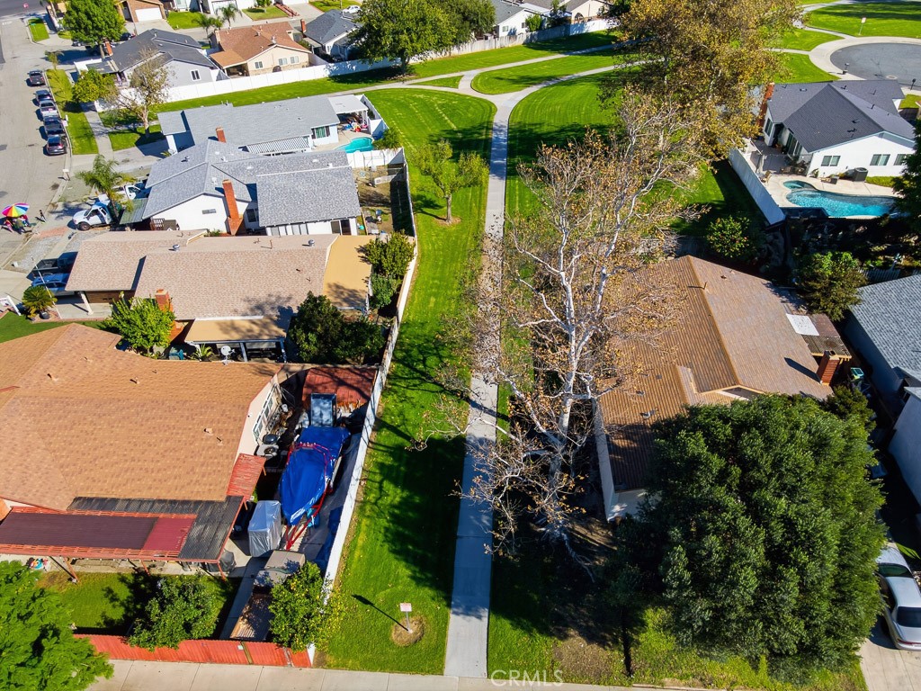 7051 Idyllwild Lane Riverside, CA 92503 - Photo 34 of 40 an aerial view of residential houses with outdoor space