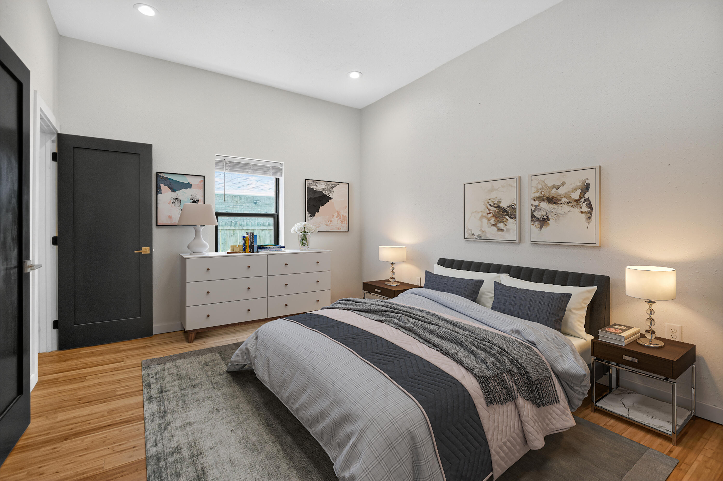 115 Ridgewood Avenue Mary Esther, FL 32569 - Photo 21 of 54 a bedroom with a bed and painting on the wall