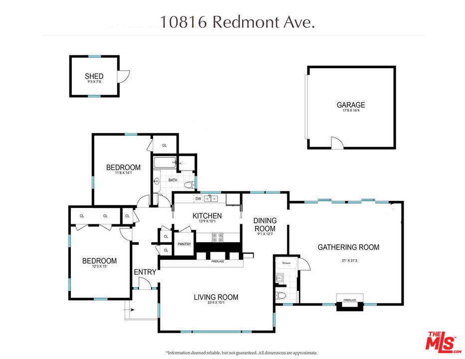 10816 Redmont Avenue Tujunga, CA 91042 - Photo 31 of 31 a picture of a floor plan