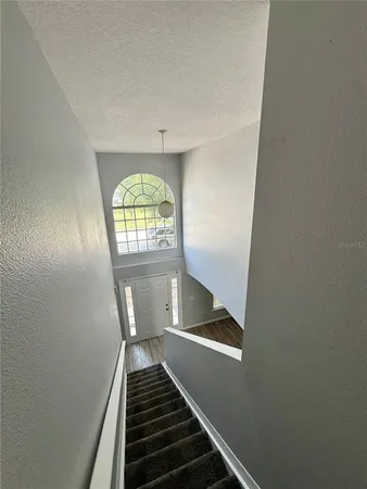 a view of a garage