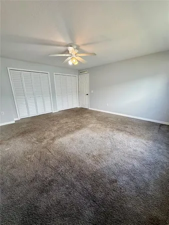 an entryway in an empty room