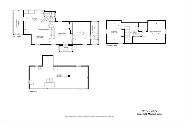 $179,900 | 298 Deerfield Street, Greenfield, MA 01301
