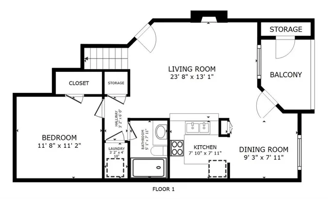 a picture of a bench in front of a window