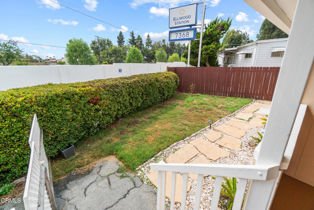 7368 Hollister Avenue, Unit 28 Goleta, CA 93117 - Photo 6 of 33 a view of a backyard