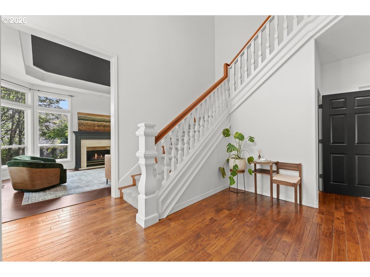 12431 Southwest 55th Place Portland, OR 97219 - Photo 2 of 40 a view of entryway livingroom and hall with wooden floor