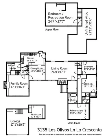 $1,700,000 | 3135 Los Olivos Lane, La Crescenta, CA 91214