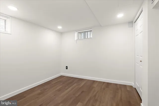 wooden floor in an empty room