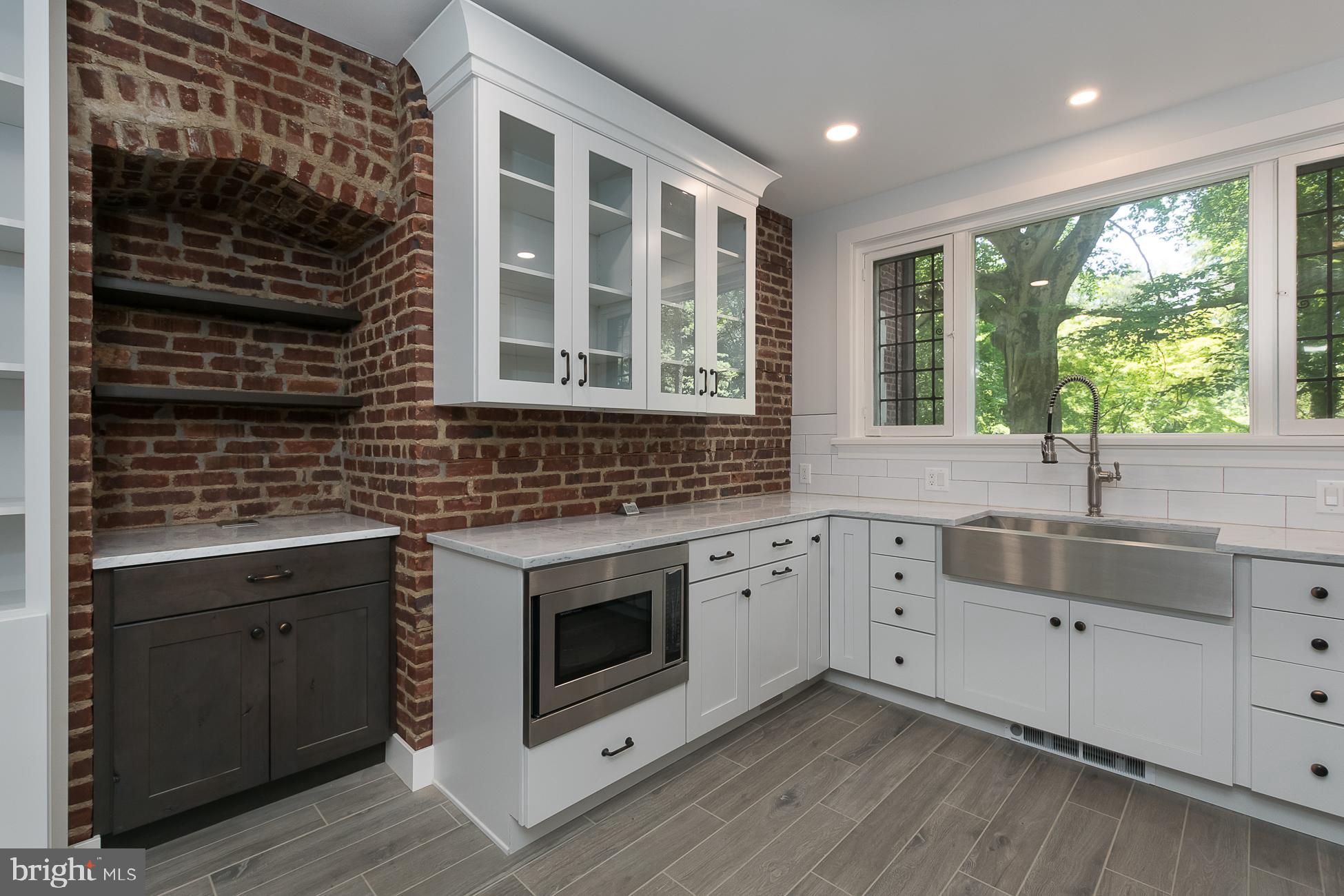 94 Rosedale Road Princeton, NJ 08540 - Photo 21 of 63 Original brick discovered and made into coffee bar