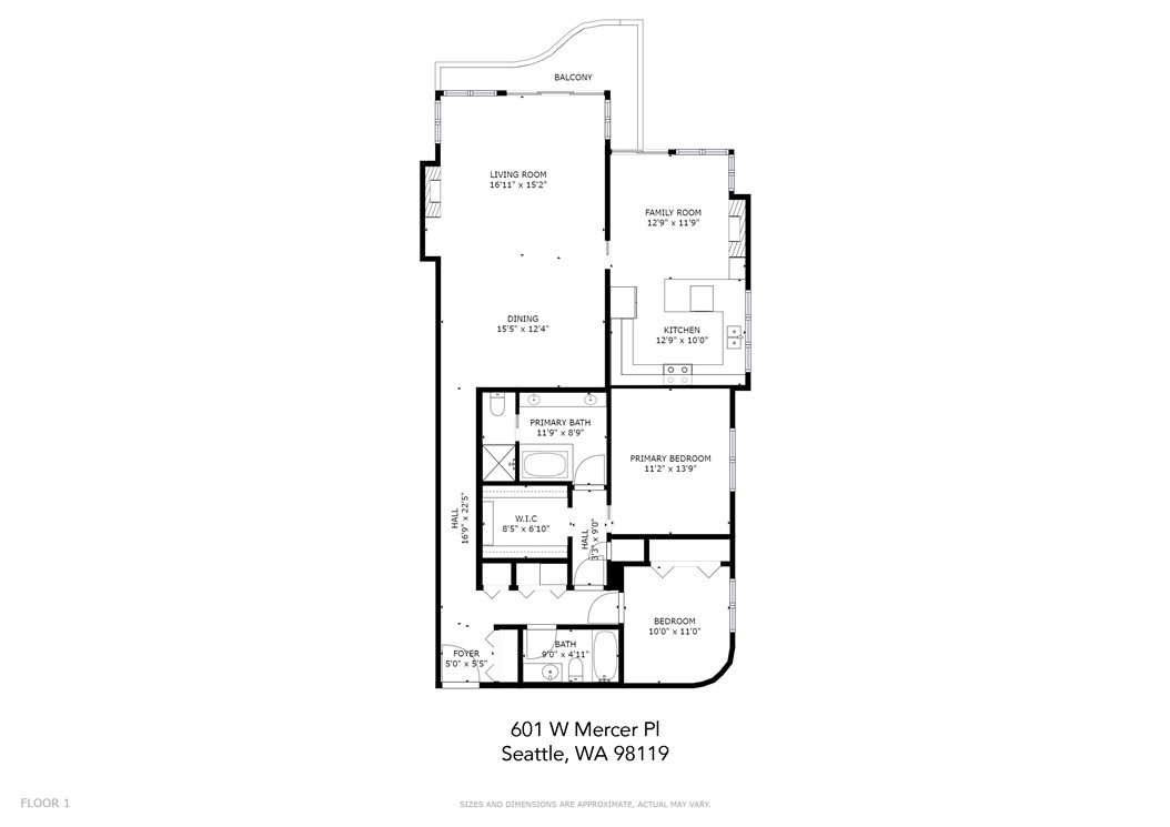 601 West Mercer Place, Unit 201 Seattle, WA 98119 - Photo 36 of 36 a picture of a wall with a white wall