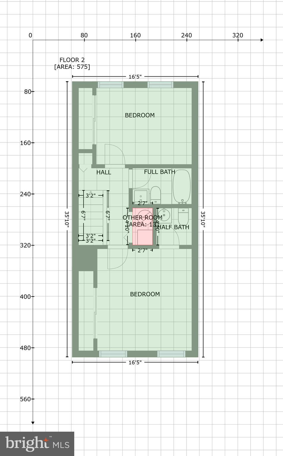 645 Bywater Road Annapolis, MD 21401 - Photo 37 of 38 GLA Floor Plan