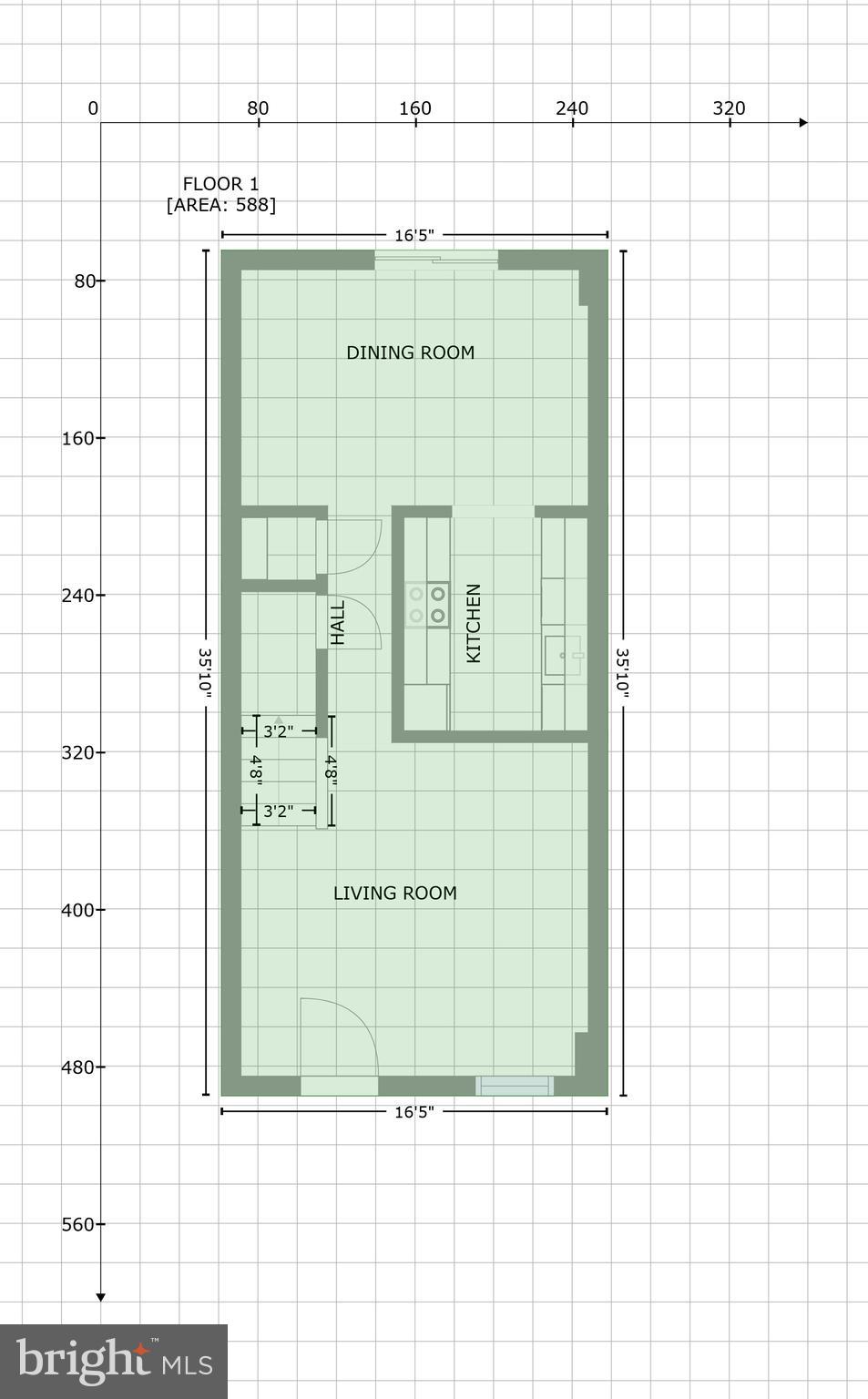 645 Bywater Road Annapolis, MD 21401 - Photo 38 of 38 GLA Floor Plan