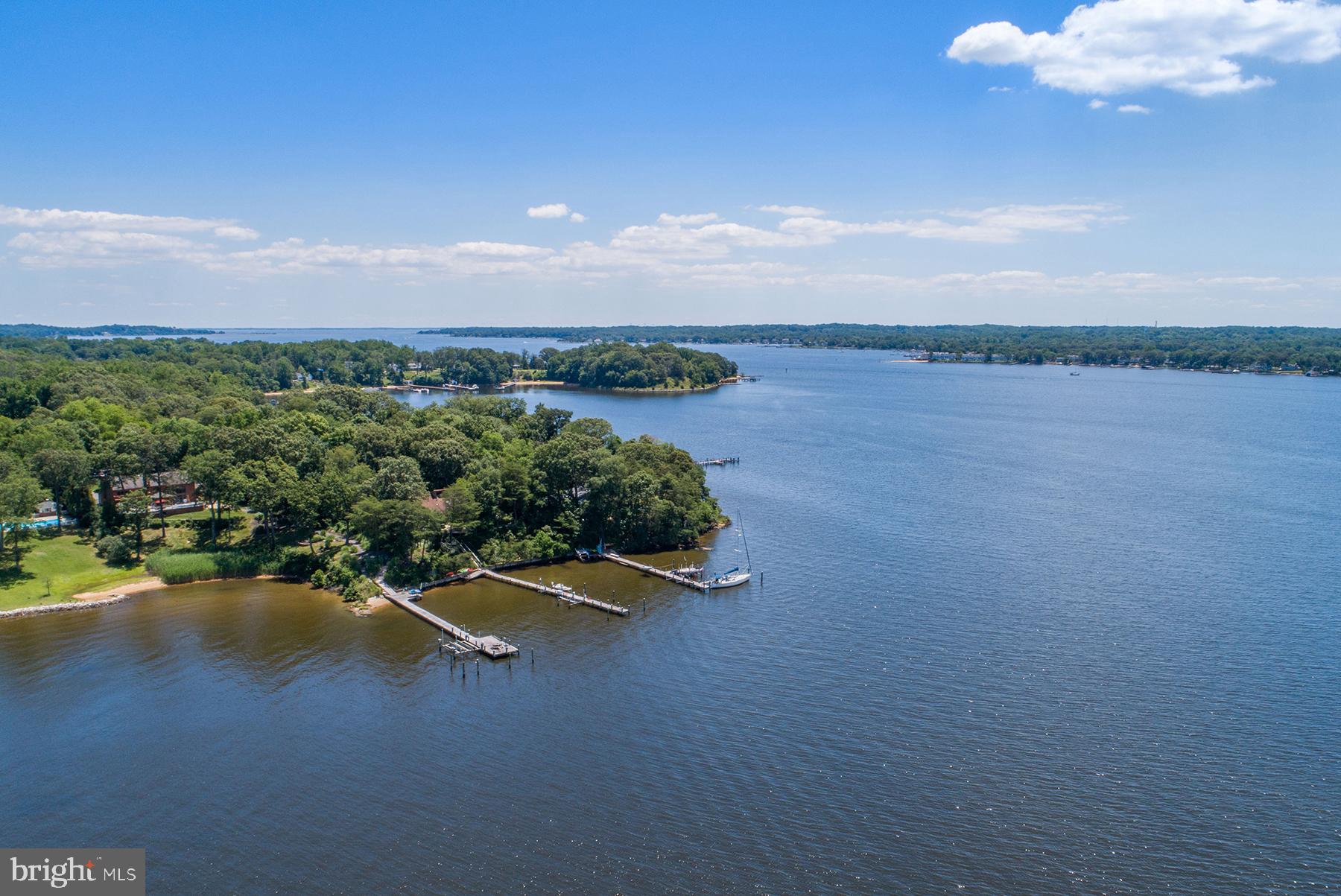 342 Hunner Road Pasadena, MD 21122 - Photo 11 of 67 view down the river to the Chesapeake Bay
