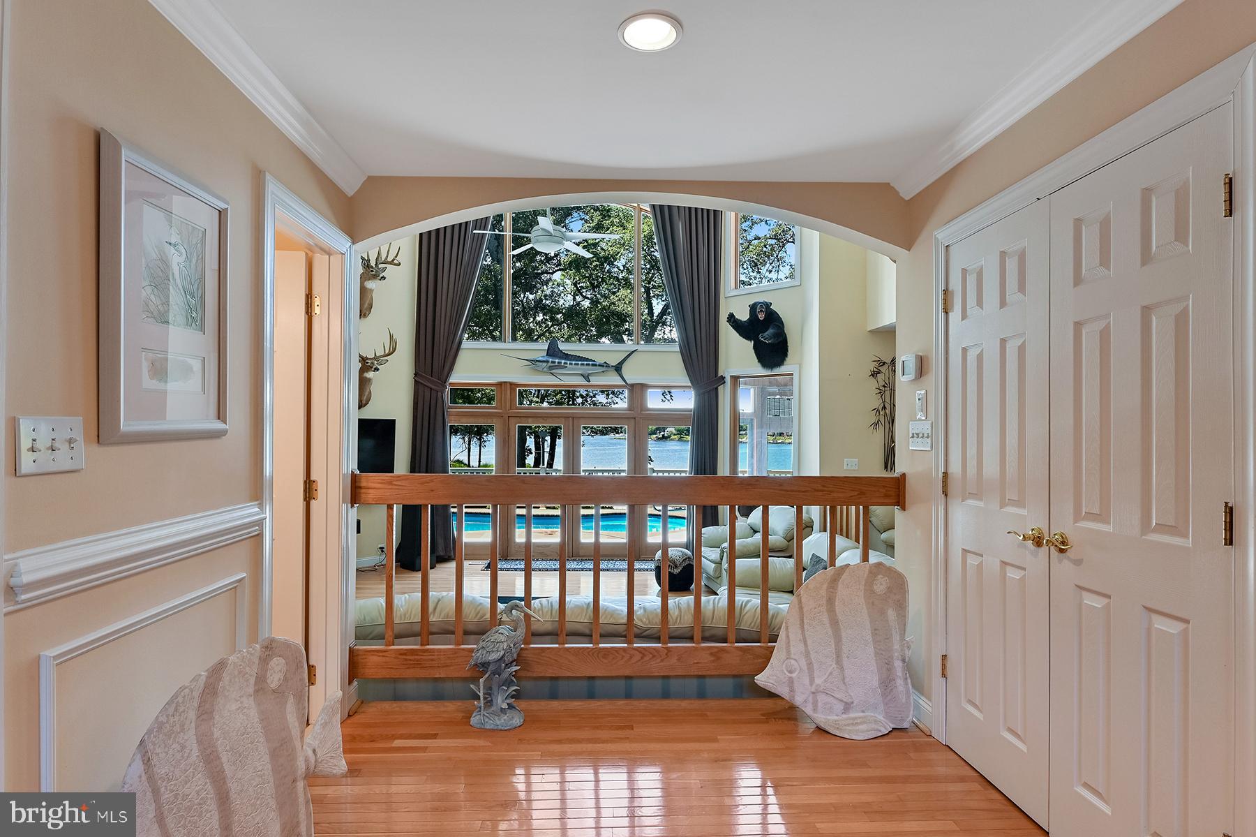 342 Hunner Road Pasadena, MD 21122 - Photo 14 of 67 Foyer presents a double water view, pool and river