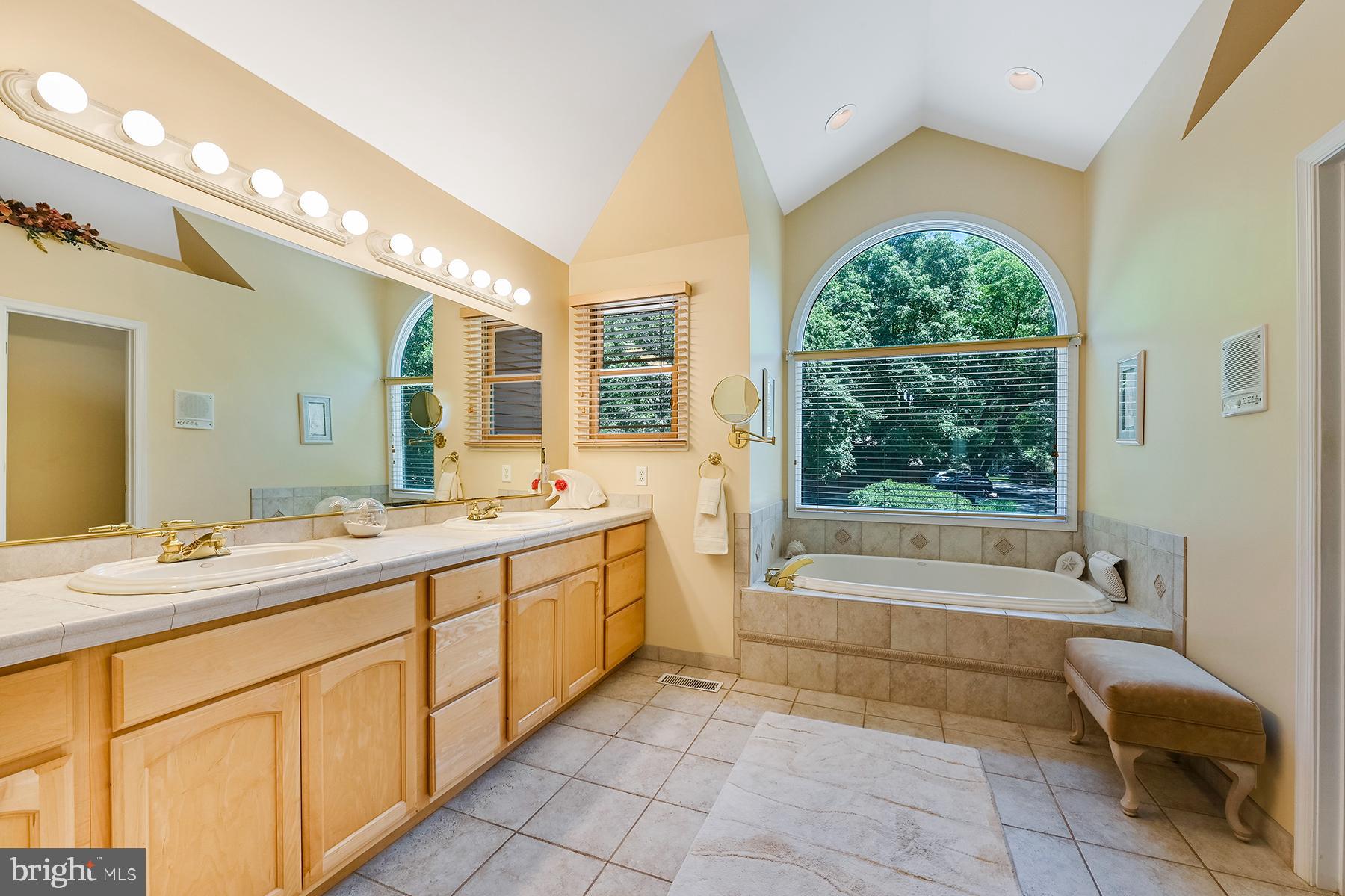 342 Hunner Road Pasadena, MD 21122 - Photo 41 of 67 En-suite bathroom dual-sink vanity & jetted tub