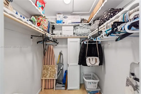 a view of a storage & utility room