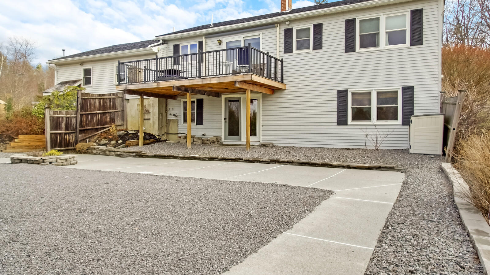 24 High Ridge Drive Augusta, ME 04330 - Photo 32 of 41 Rear of home with deck and patio