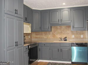 6662 Goodall Mill Road Macon, GA 31216 - Photo 20 of 50 a kitchen with stainless steel appliances granite countertop a sink stove and cabinets