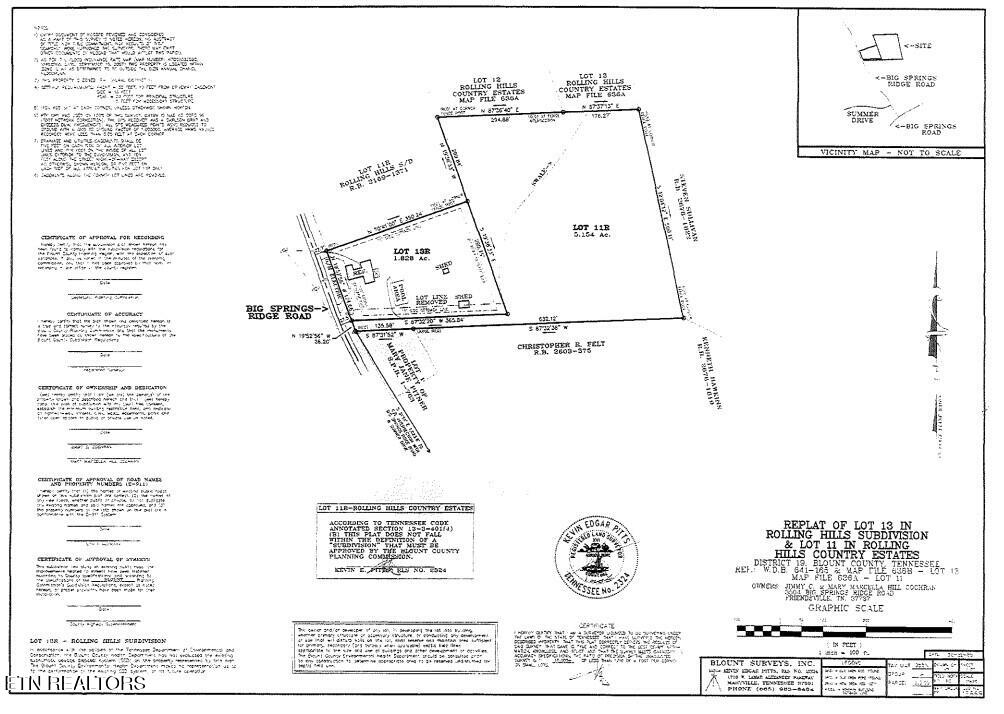 Big Springs Ridge Road Friendsville, TN 37737 - Photo 8 of 8 plat 11R- 5.154 ACRES