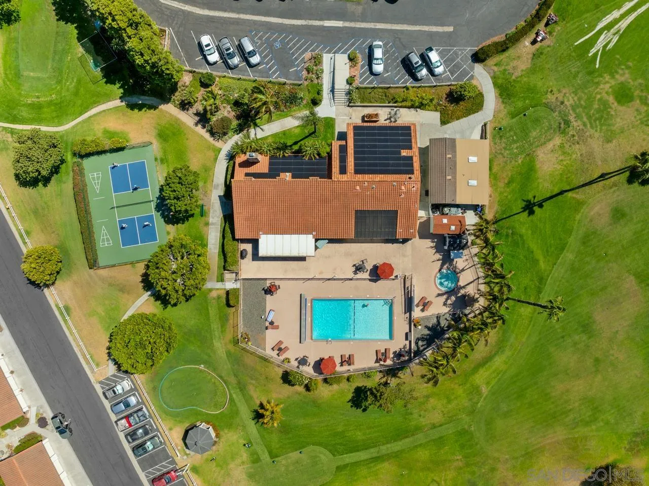 1628 Forestdale Drive Encinitas, CA 92024 - Photo 39 of 39 an aerial view of residential house with outdoor space and swimming pool