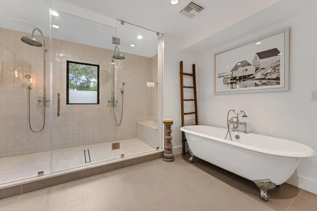 a bed room with a bed and a window