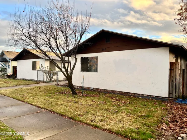 a house with yard