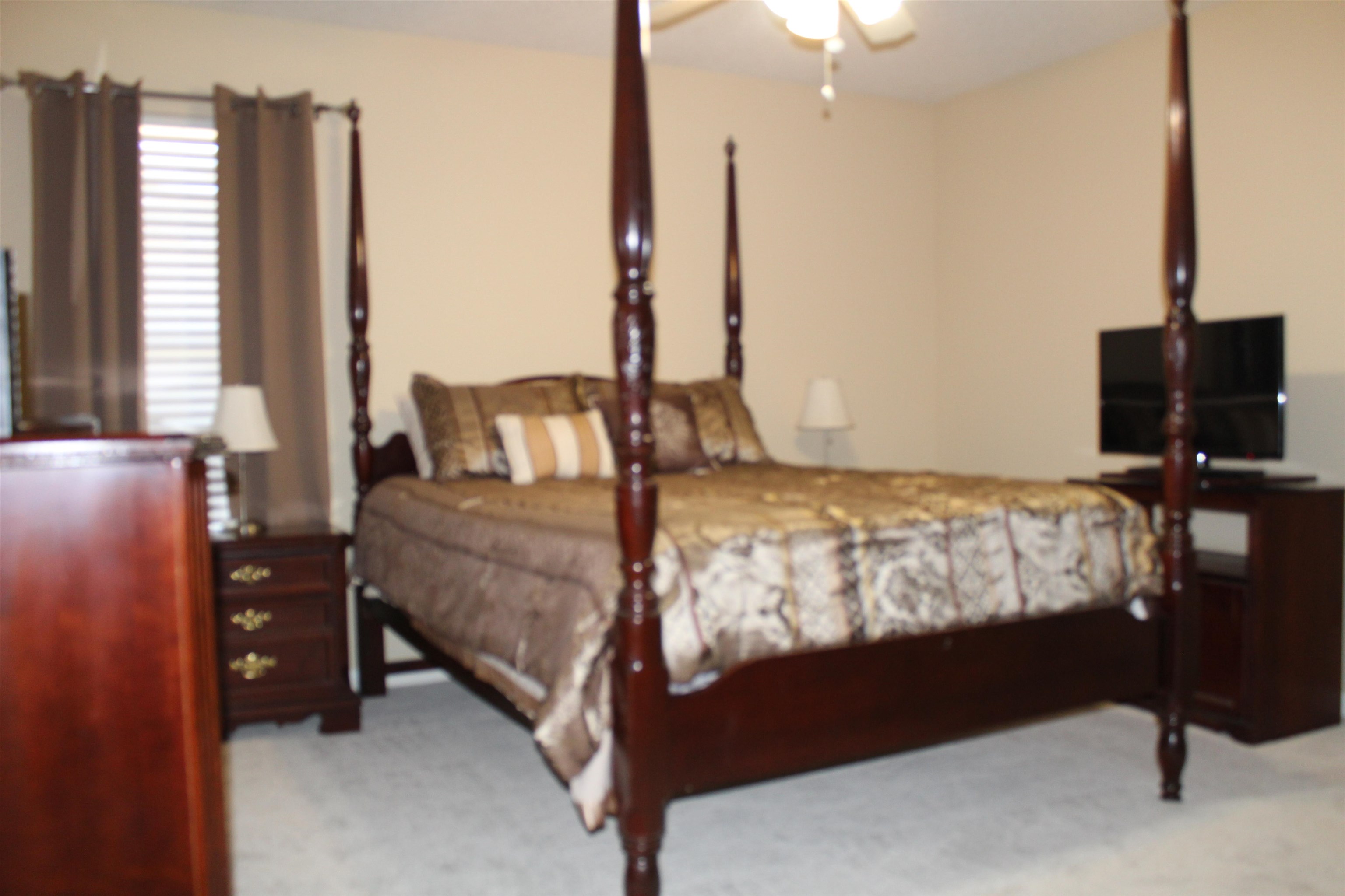 6442 Bending River Road Bartlett, TN 38135 - Photo 14 of 21 a bed sitting in a bedroom next to a window