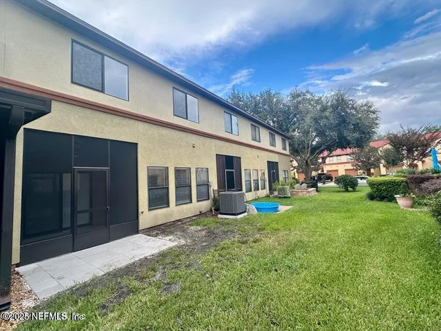 a view of a garden with plants