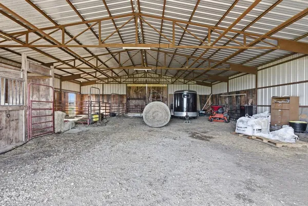 a view of a storage room