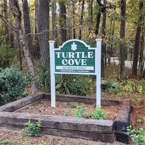 a sign on the side of a road